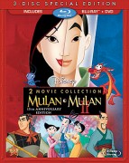 Mulan & Mulan II: 3-Disc Special Edition 2 Movie Collection Blu-ray + DVD cover art -- click to buy from Amazon.com