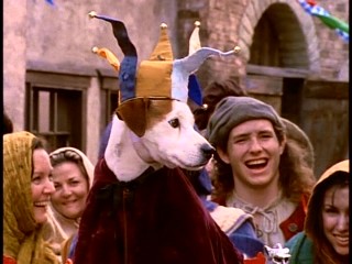 As the deformed Quasimodo, Wishbone draws ridicule from the people of 15th century France in "The Hunchdog of Notre Dame."