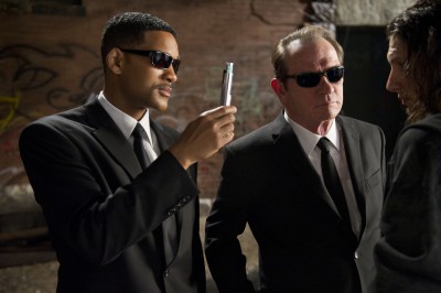Will Smith and Tommy Lee Jones are back in black as Agents J and K in "Men in Black 3."