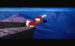 Look out below! Donald Duck in "Grand Canyonscope."