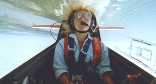 Patty Wagstaff, a champion aerobatic flyer, has the sky below and the world above.