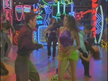 The extended salsa dance performance.