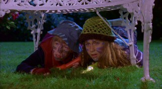 With Josh getting up there in age, we also get to spend time with his younger sister Andrea (Caitlin Wachs, right) and her friend Tammy (Chantal Strand), as they investigate where Buddy's been sneaking off to.
