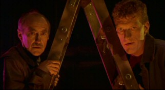 The color scheme gets darker than the emotional palette as villains Webster (Don McMillan) and Snerbert (Martin Ferrero) hit a big snag in their dognapping plan.