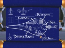 The map to "Inside the Genie's Lamp"