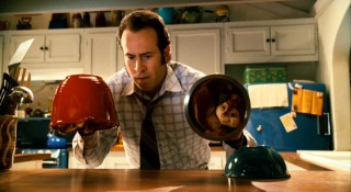 Dave Seville (Jason Lee) hears noises in his kitchen and suspects a commotion, but has trouble finding any visual evidence.