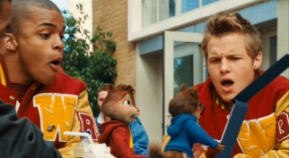 Chris Warren, Jr. (left) just can't get away from High School Musicals. Apparently, neither can The Chipmunks.
