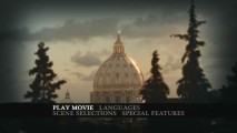 St. Peter's Basilica, the icon of the Catholic church, glows in the afternoon light on the DVD's main menu.