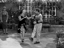 Kitty and Steady cut the rug on the dance floor. What a spot to end a disc and start another one!