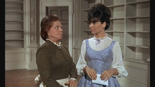 Hermione Baddeley (who also played house help in "Mary Poppins" a few years earlier) portrays Miss Irene Chesney. Here, she discusses what's next with Arabella (Suzanne Pleshette) as the Flagg household gets emptied.
