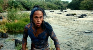 This is our leading man: Rudy Youngblood portrays Jaguar Paw, a headstrong young Mayan on the run.