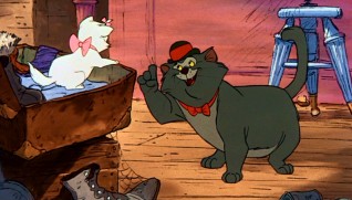 Scat Cat has a pointer or two for Marie and family. For this part, Scatman Crothers, who would later voice cartoon Meadowlark Lemon, Hong Kong Phooey, and Jazz from "Transformers", was reportedly told "Pretend you're Satchmo" after original voice Louis Armstrong dropped out.