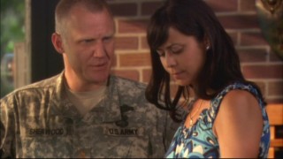 Upon returning home, Frank (Terry Serpico) immediately senses that something is amiss with Denise (Catherine Bell) in the second season of "Army Wives."