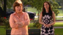 Mother Charlotte (Marsha Mason) and daughter Claudia Joy (Kim Delaney) have a heart-to-heart talk that's been years in the making.