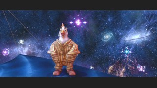 A computer-animated chicken appears in the alternate opening sequence.