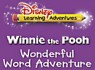Disney Learning Adventures: Winnie the Pooh - Wonderful Word Adventure