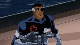 Eye-patched S.H.I.E.L.D. head Nick Fury is targeted by a formidable escaped foe in the disc-closing two-parter "Breakout."