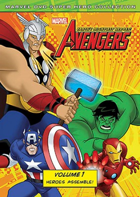 The Avengers: Earth's Mightiest Heroes! Volume 1 DVD cover art -- click to buy from Amazon.com