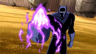 T'Challa, a.k.a. Black Panther, wields some of Wakanda's potent, treasured vibranium metal.