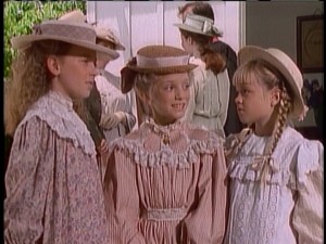 Post-church gossip among the mostly blonde young females of Avonlea.