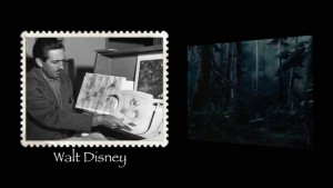 Also new in the Enhanced Edition of "Inside Walt's Story Meeting" is a curious postage stamp motif.