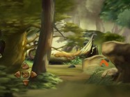 One of the many places you can look for Thumper in "Thumper's Hurry and Scurry."