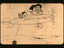 People have accused Disney of taking liberties with their fairy tales, but few deviations seem as radical as Little Red Riding Hood having a boyfriend, a dog, and a plane in Walt's 1922 Laugh-O-Gram short.