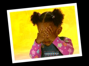 You too can play peek-a-boo with your TV set.