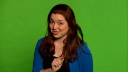 Jennifer Stone excitedly stands before an unfilled green screen to discuss visual effects of "Bedknobs and Broomsticks" and her Disney Channel show "Wizards of Waverly Place."
