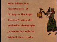 A scroll in the style of the opening credits prepares you for the blend of Angela Lansbury audio and photographs that follow.