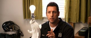 The light bulb comes on, my dear, as handyman Skeeter Bronson (Adam Sandler) realizes how the "Bedtime Stories" are coming true.