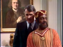 Reluctantly impersonating an African president, Benson is downright scared when he learns an attempt may be made on his life.