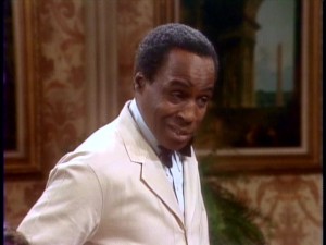 Blink and you'll miss it: Benson dons traditional butler garb in only one Season 1 episode, underscoring how he's moved up from the Tate household.