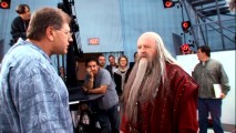 Robert Zemeckis directs a fully-costumed Oscar winner (Anthony Hopkins) in "A Hero's Journey: The Making of 'Beowulf.'"
