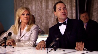 Playing unnamed dog show commentators, Morgan Fairchild and French Stewart come close to providing amusement.