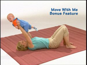 A still from the "Move with Me" bonus feature for moms and babies.