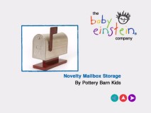 What every toddler needs...a mailbox? Perfect for Baby Vogue, Im sure.