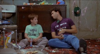 It's granted and he turns into Tom Hanks (right), a child in an adult's body whose only confidant is his best friend Billy (Jared Rushton, left).