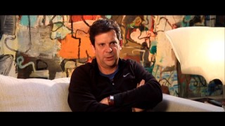 Director/producer Tony Krantz discusses "The Big Bang" in a setting befitting the film.