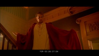 James Van Der Beek might have used a brief chapter in his past to inform his performance as egotistical movie star Adam Nova, whose scene gets extended here.