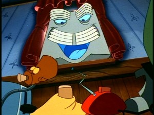 This mustachioed-looking, Nicholson-esque air conditioner is one of two characters voiced by Phil Hartman.