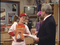 Cory shows up as a professional baseball star in "Class Pre-Union."