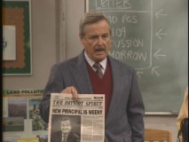 Mr. Feeny is not pleased with the school newspaper's headline in "Notorious."