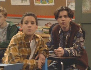 Cory and Shawn, best friends and back row class cut-ups.