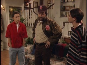 "I don't think so,....Shawn." Richard Karn makes a guest appearance in the episode "This Little Piggy."