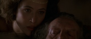 Princess Isabelle (Sophie Marceau) bids her father-in-law a bitter farewell.
