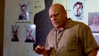 White family relative and DEA agent Hank Schrader (Dean Norris) has a flavorful way of updating and encouraging his department on the hunt for their meth-cooking man.