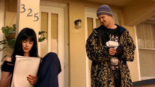 Landlord Jane (Krysten Ritter) is a recovering heroin addict and aspiring tattoo artist. Tenant Jesse (Aaron Paul) is a meth dealer and occasional user. They're perfect for each other!