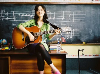 Zooey Deschanel plays an inspiring music teacher with a penchant for '70s songs.
