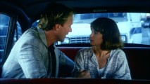 The alternate ending finds Tom (William Hurt) and Jane (Holly Hunter) having a heated discussion in the backseat of a cab.